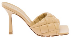 Giày Cao Gót Bottega Veneta Padded Mule 'Cane Sugar' 592015VBRR02624
