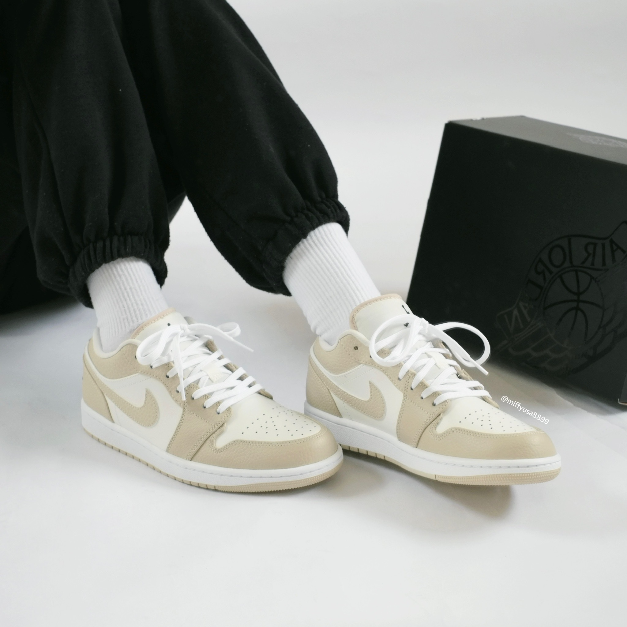 Giày Nike Air Jordan 1 Low SE 'Heavy Tan Leather' FB7168-121 - Ảnh 7