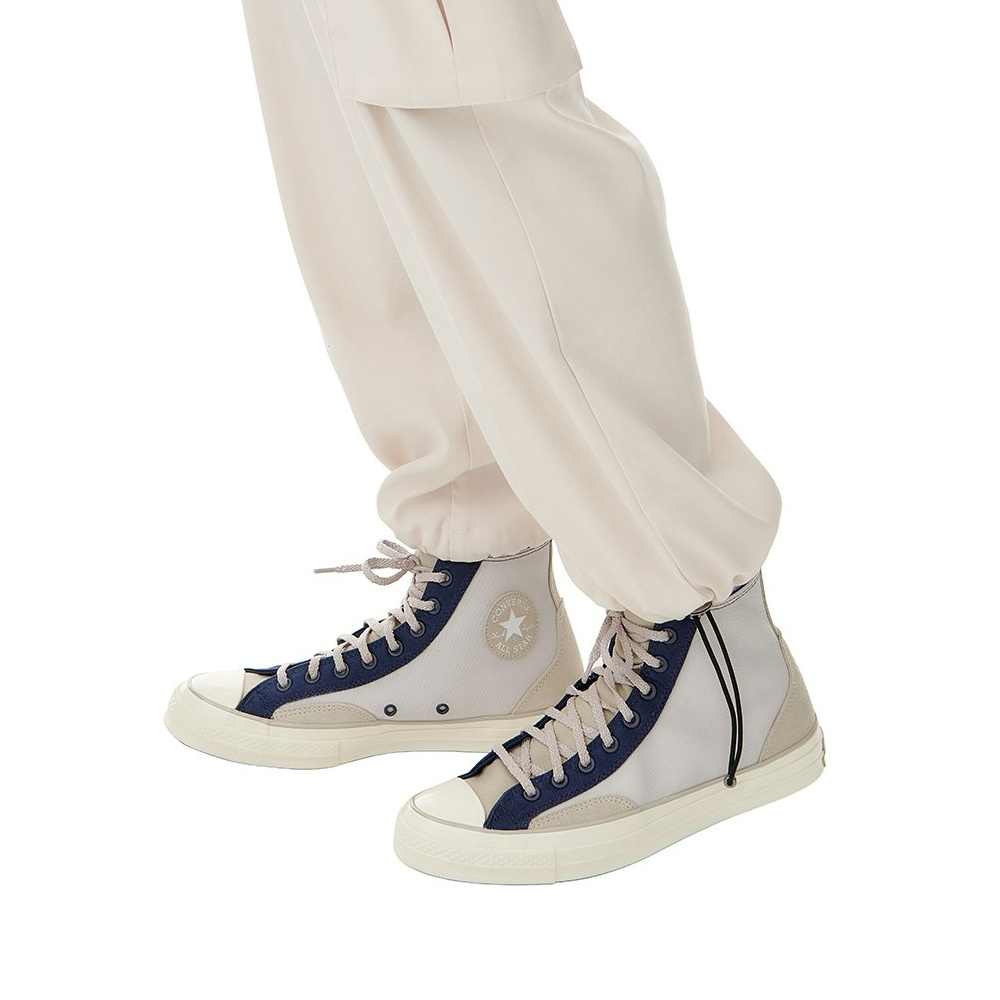 Giay Converse Chuck 70 Court High 'Pale Putty Midnight Navy' 171686C