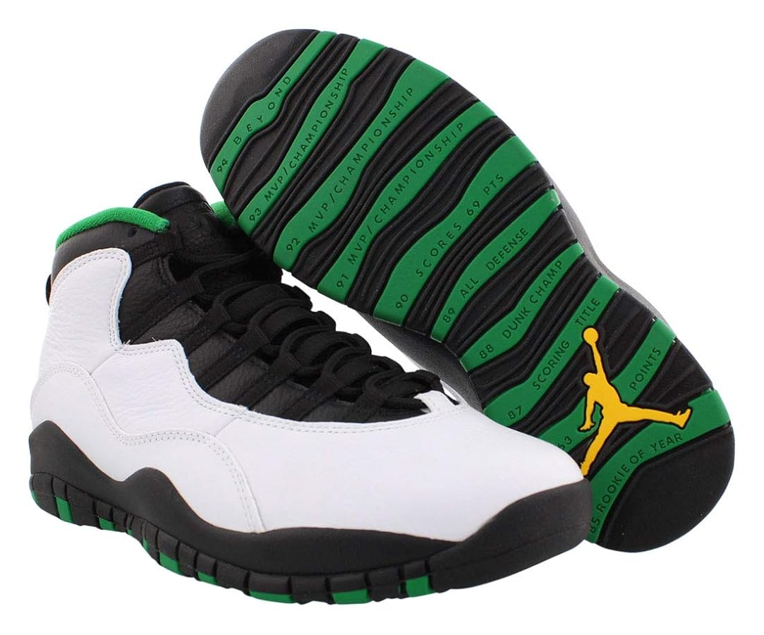 Giày Nike Air Jordan 10 'Seattle Supersonics' 310805-137 - Ảnh 7