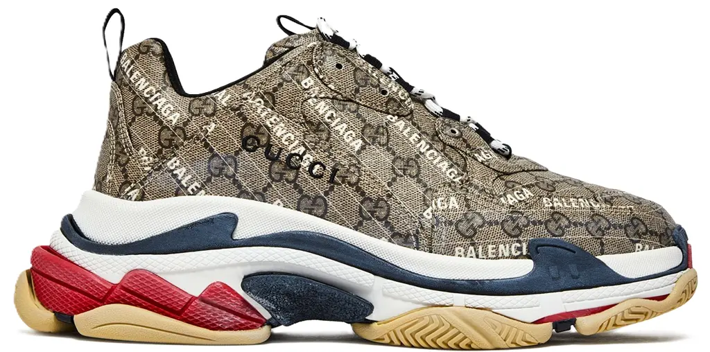 Giày Gucci Men's The Hacker Project Triple S Sneaker 681066-ULZ10-9795