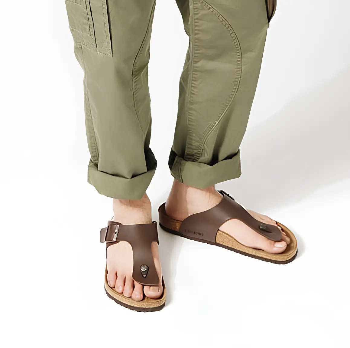 Dép Birkenstock Rames 'Dark Brown' 44701 - Ảnh 4