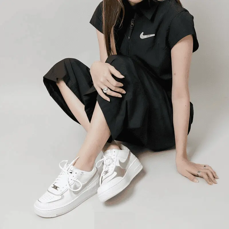 Giay Nike Air Force 1 Shadow 'White Metallic Silver' CI0919-119
