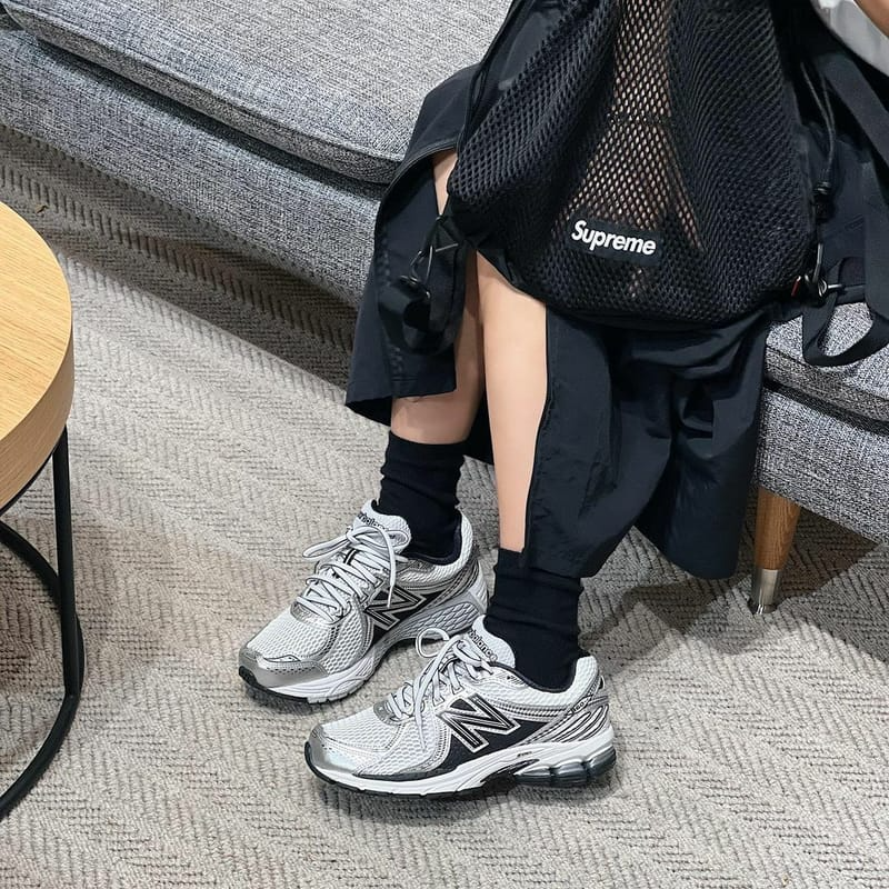 Giày New Balance 860 D 'White Black' ML860XD - Ảnh 5