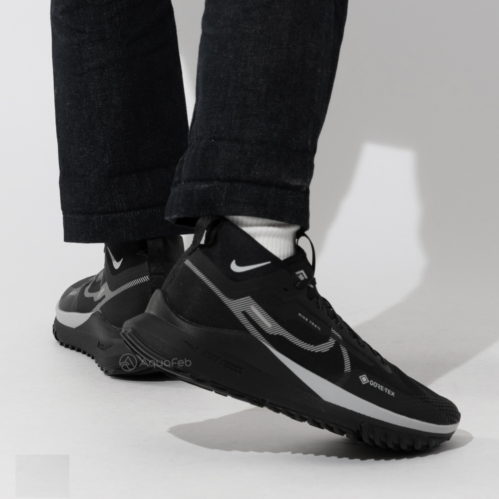 Giay Nike React Pegasus Trail 4 GORE-TEX 'Black Silver' DJ7926-001