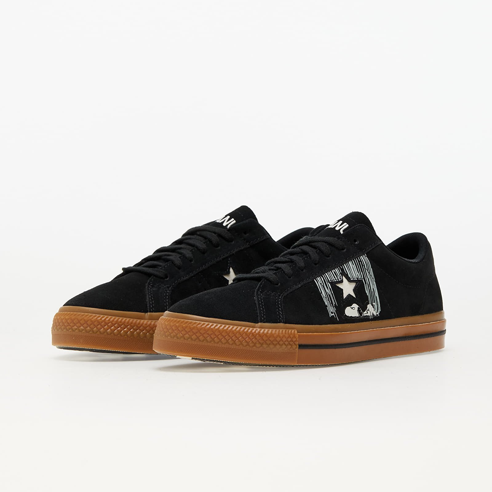 Giày Converse One Star x Peanuts 'Black' A01873C - Ảnh 7