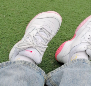 Alternative view of Giày Tennis Nike Wmns Court Lite 2 'White Sunset Pulse' AR8838-106