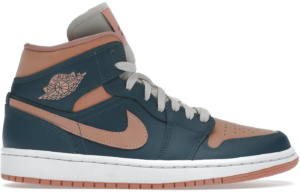 Giày Nike Air Jordan 1 Mid 'Pink Blue' BQ6472-308