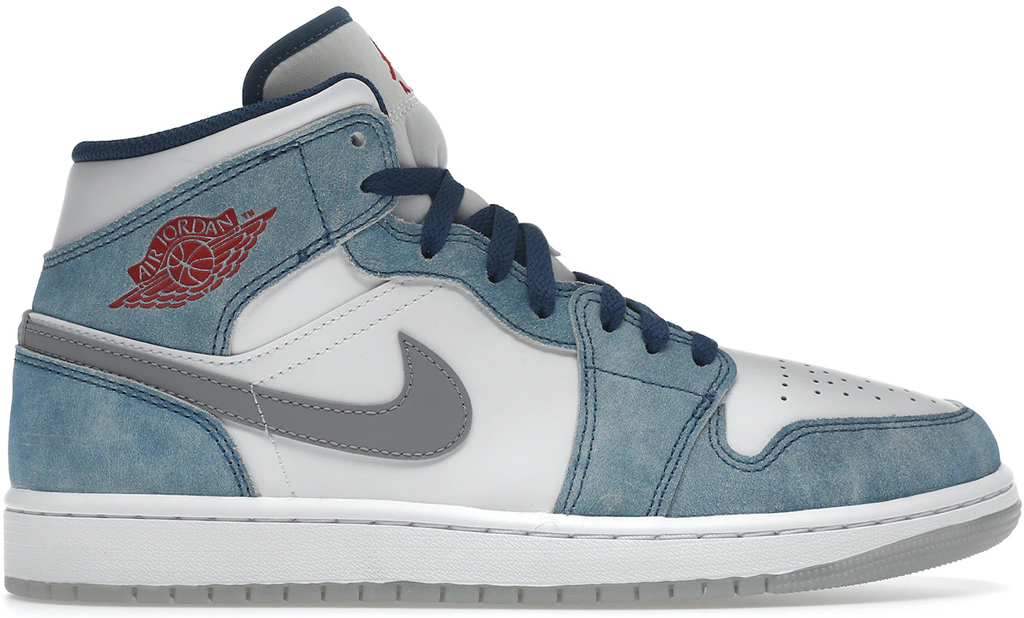 Giay Nike Air Jordan 1 Mid 'French Blue Fire Red' DN3706-401