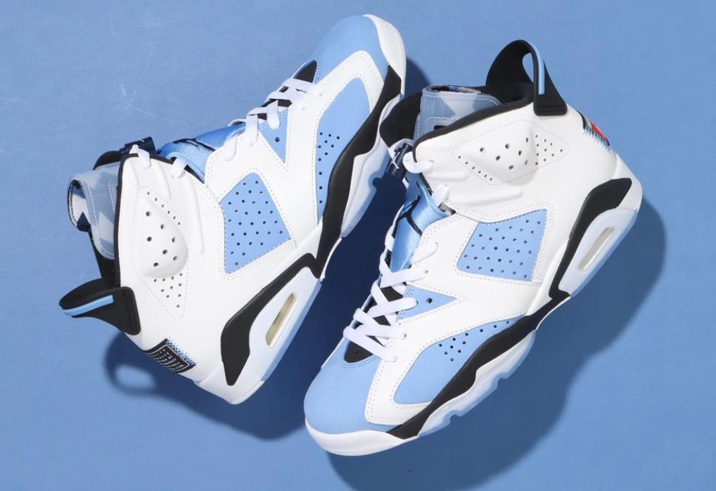 Giày Nike Jordan 6 Retro University Blue CT8529-410 - Ảnh 6