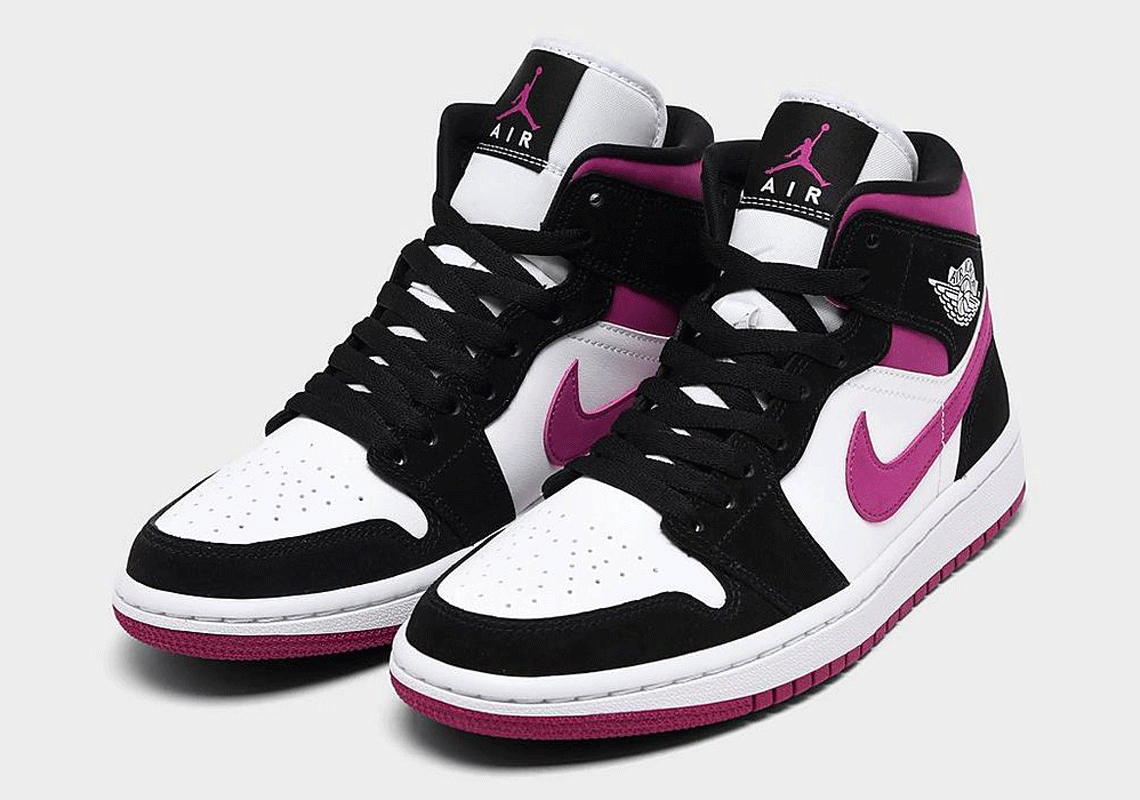 Giày Nike Wmns Air Jordan 1 Mid ‘Cactus Flower’ BQ6472-005 - Ảnh 5