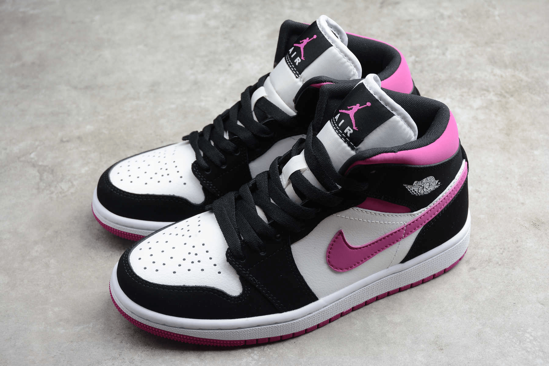 Giày Nike Wmns Air Jordan 1 Mid ‘Cactus Flower’ BQ6472-005 - Ảnh 3