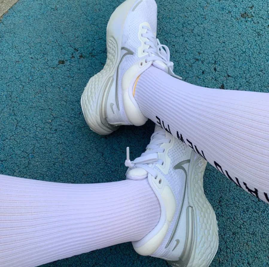 Giày Nike Wmns ZoomX Invincible Run Flyknit 'White Metallic Silver' CT2229-101 - Ảnh 3