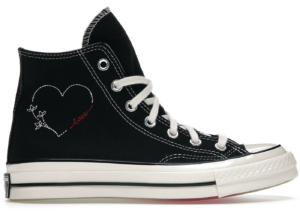 Giày Converse Chuck 70 High 'Valentine's Day Black' 171118C