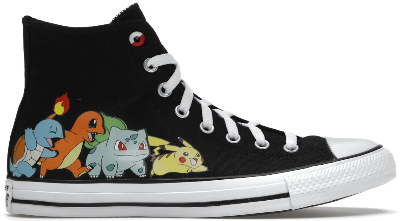Giày Converse Chuck 70 All Star x Pokemon CTAS High 'Black' A01089C