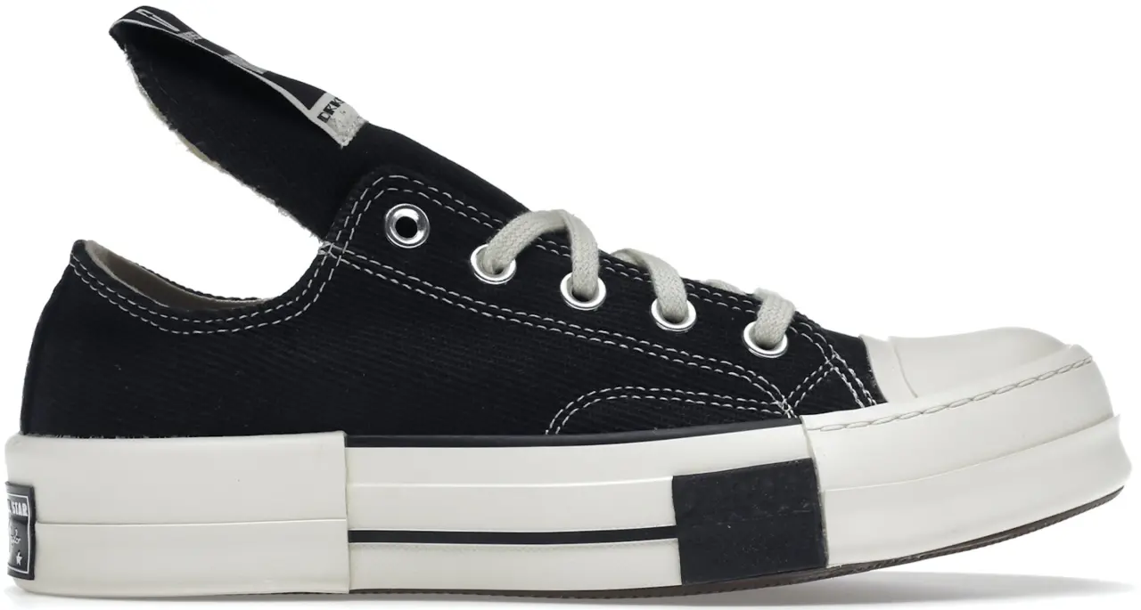 Giay Converse Rick Owens x DRKSHDW DRKSTAR Chuck 70 Low 'Black' 172347C