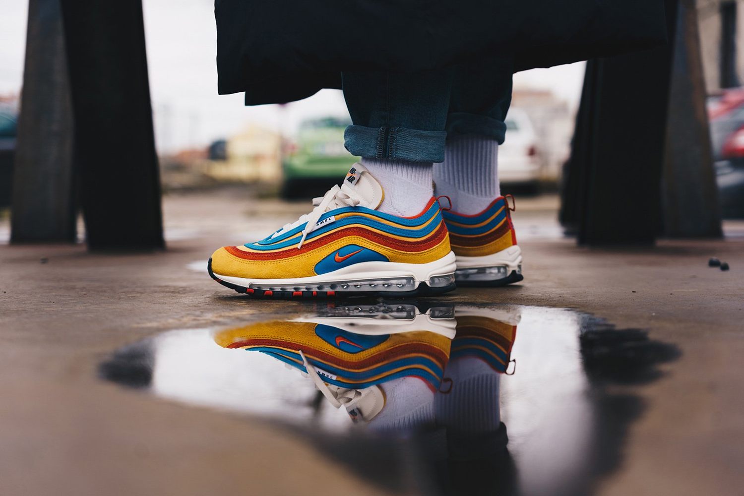 Alternative view of Giày Nike Air Max 97 SE 'Running Club Pollen Orange' DH1085-700