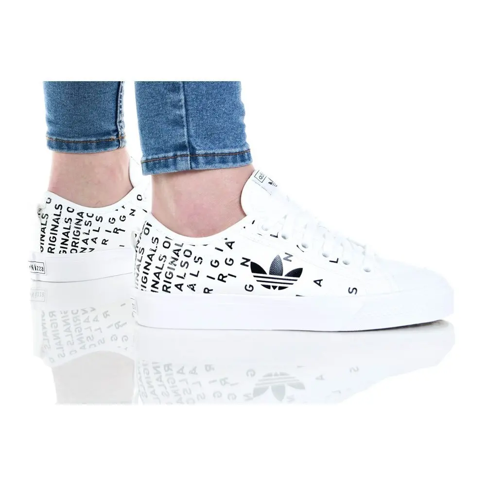 Alternative view of Giày Adidas Wmns Nizza Trefoil 'Cloud White' EF5075