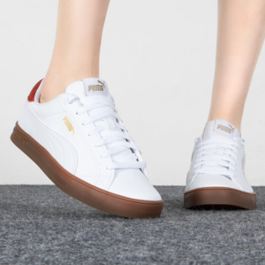 Alternative view of Giày Puma Smash Vulcan 'White Burgundy' 380752-09