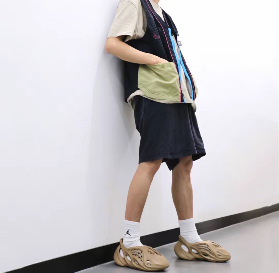 Dép Adidas Yeezy Foam Runner 'Ochre' GW3354 - Ảnh 11