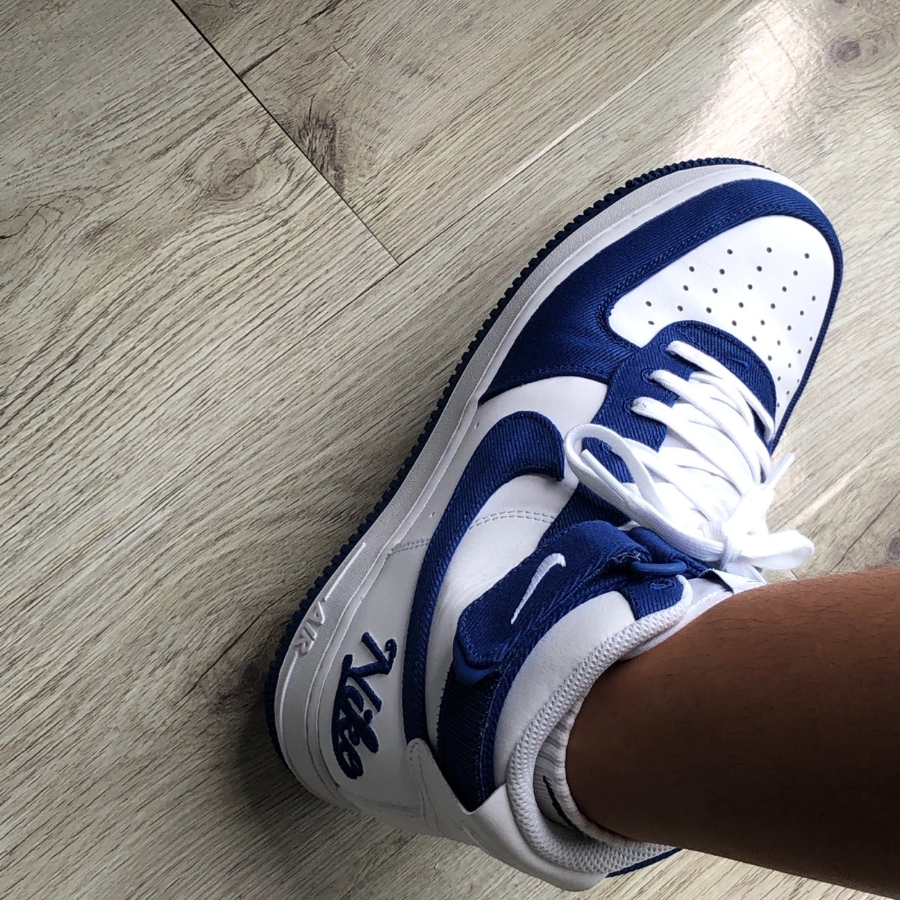 Giày Nike Air Force 1 High '07 LV8 EMB 'Dodgers' DC8168-100 - Ảnh 5