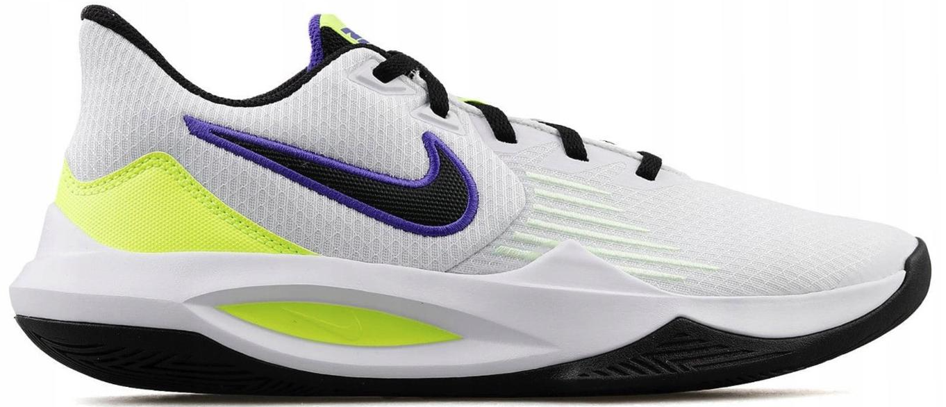 Giay Nike Precision 5 'White Barely Volt' CW3403-100