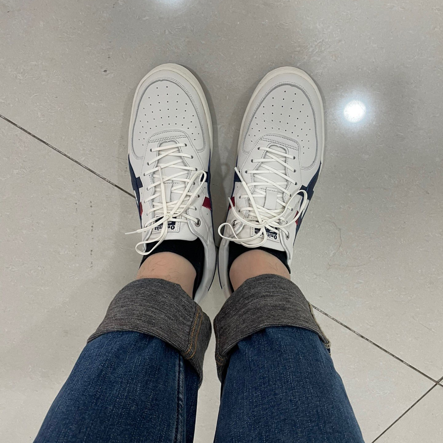 Giày Onitsuka Tiger GSM SD 'Cream Peacoat' 1183A803-100 - Ảnh 6