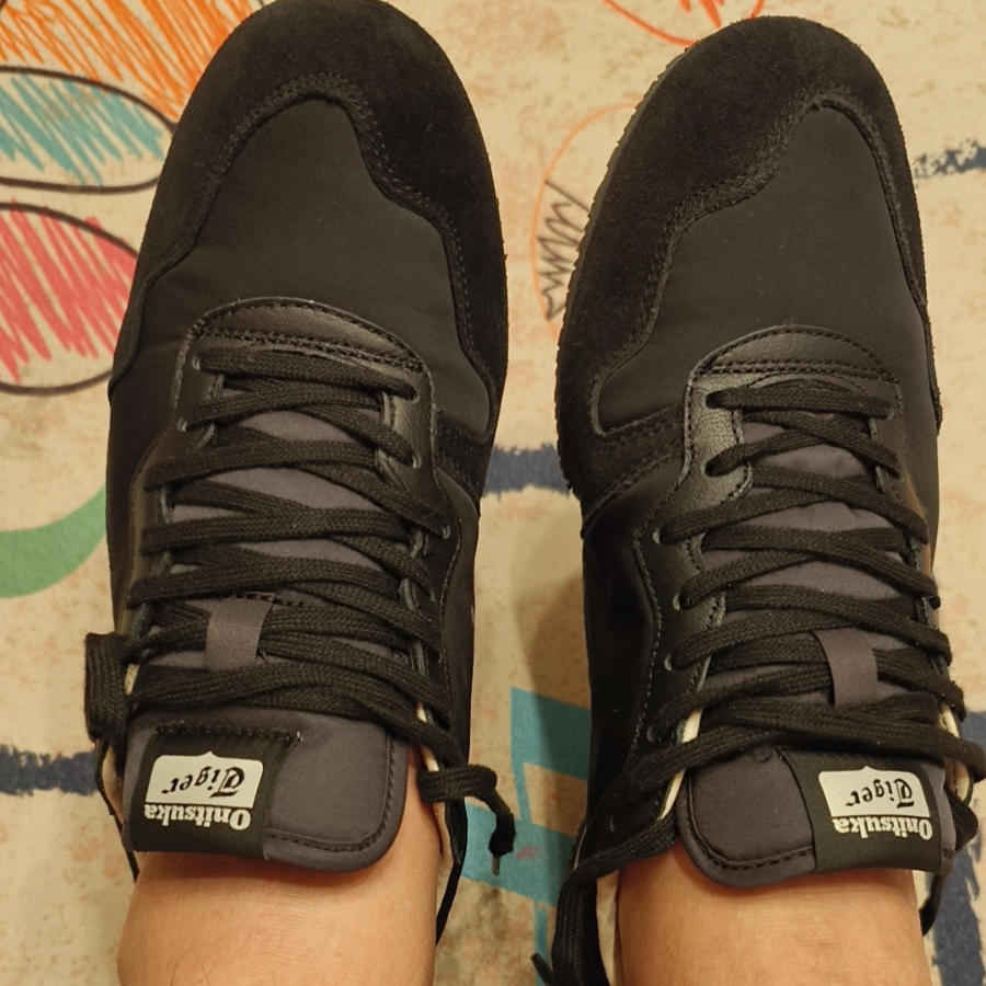 Giay Onitsuka Tiger Serrano 'Black White' 1183B886-001