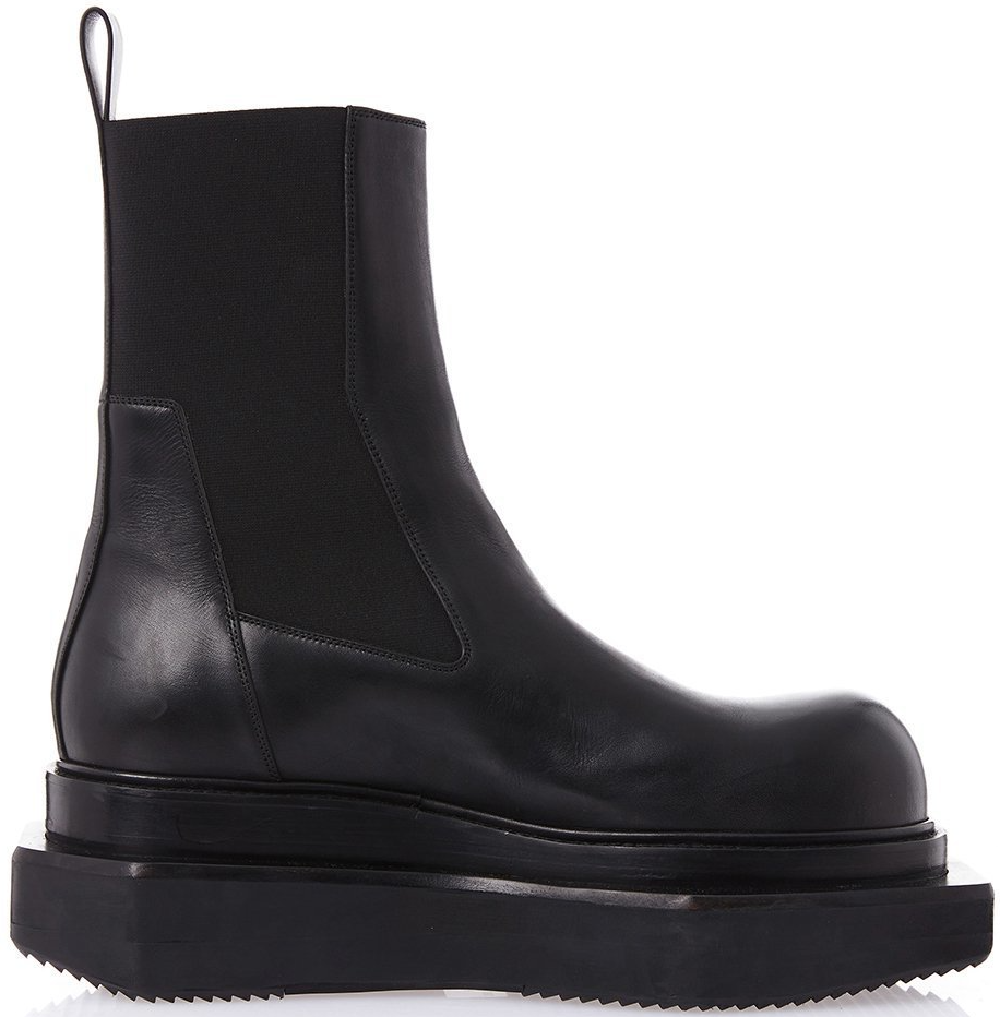 Giày Rick Owens SS22 Fogachine Beatle 'Black' ru01b1877lde-09