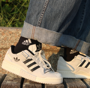 Alternative view of Giày Adidas Forum Exhibit Low 'Off White Black' H01914