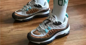 Alternative view of Giày Nike Wmns Air Max 98 'Copper Teal' BV6536-002