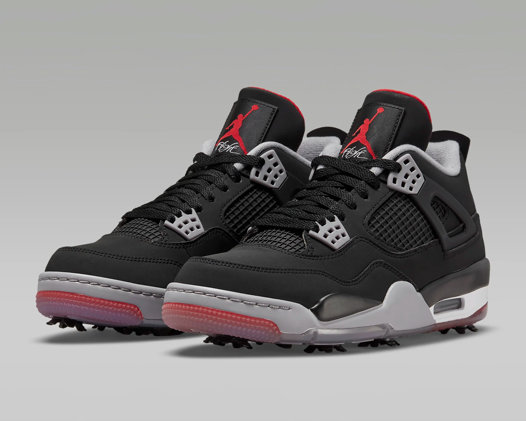 Alternative view of Giày Golf Nike Air Jordan 4 Retro Golf Bred CU9981-002