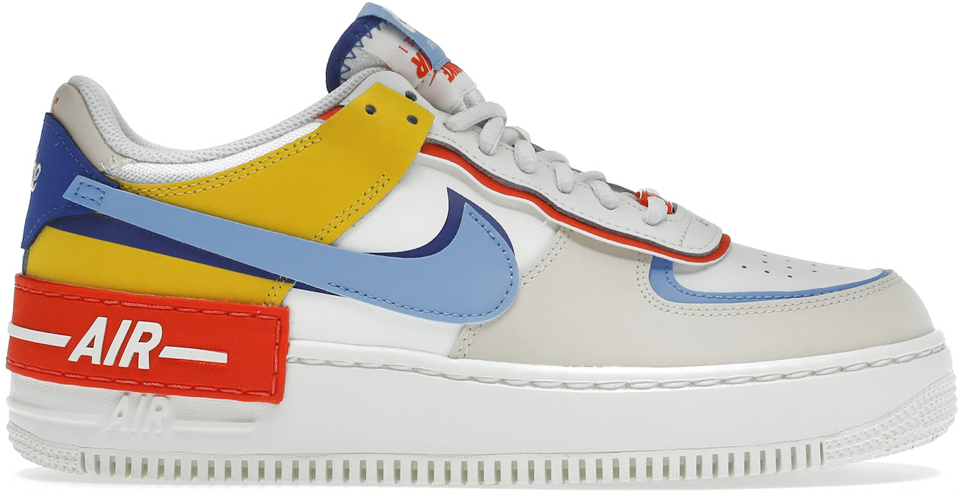 Giay Nike Air Force 1 Low Shadow Sail 'Orange University Blue' CI0919-115