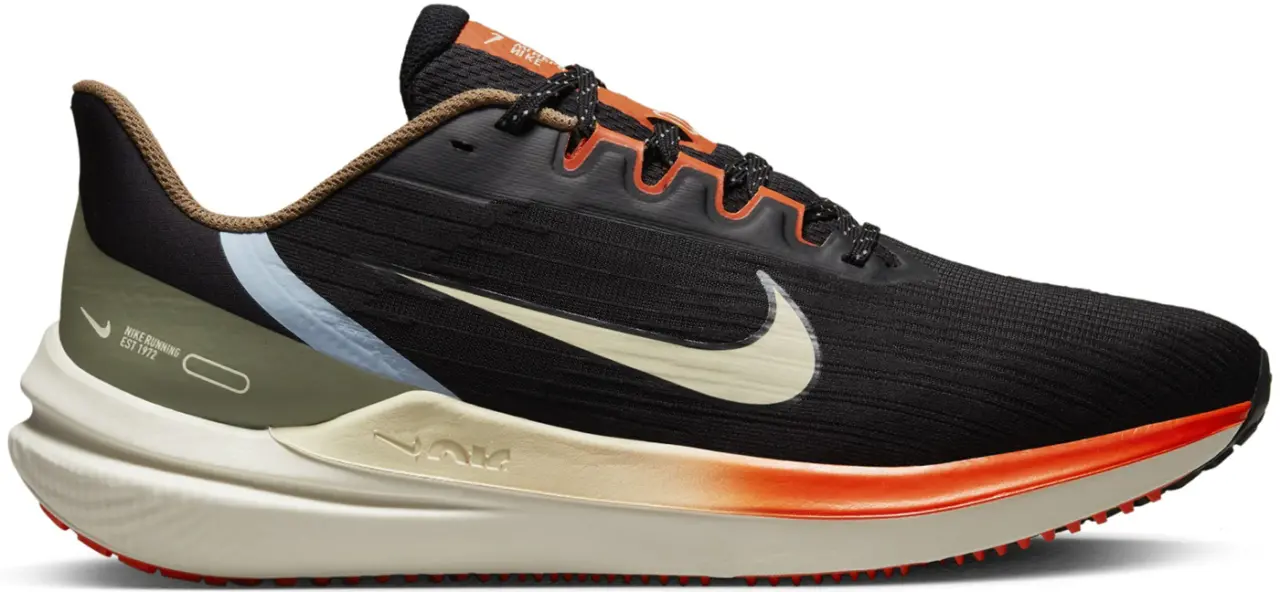 Giay Nike Air Winflo 9 'Black Green Safety Orange' DX6040-071
