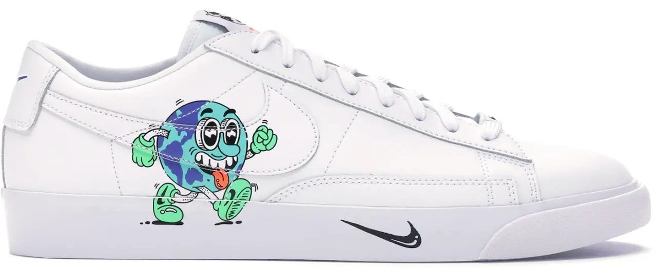 Giày Nike Steven Harrington x Blazer Low Flyleather QS 'Earth Day' CI5546-100