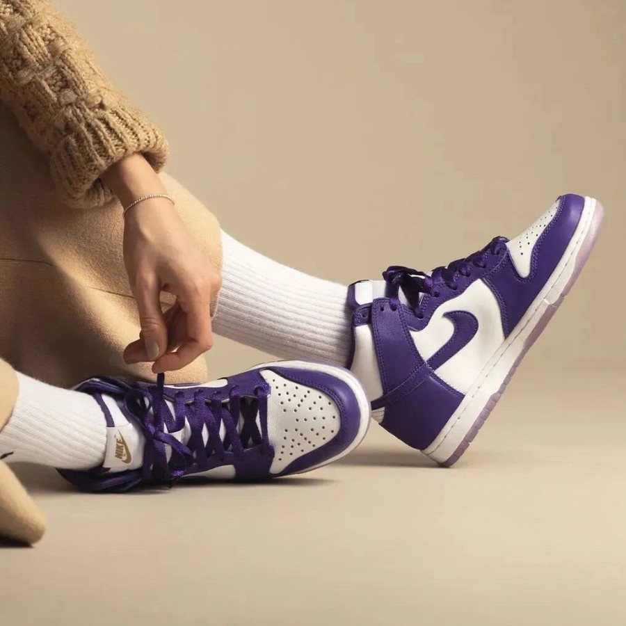 Giày Nike Dunk High SP 'Varsity Purple' DC5382-100 - Ảnh 2