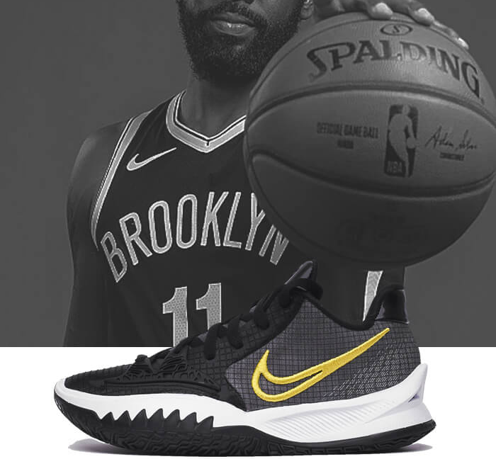 Giày Nike Kyrie Low 4 Black Gold CW3985-001 - Ảnh 2