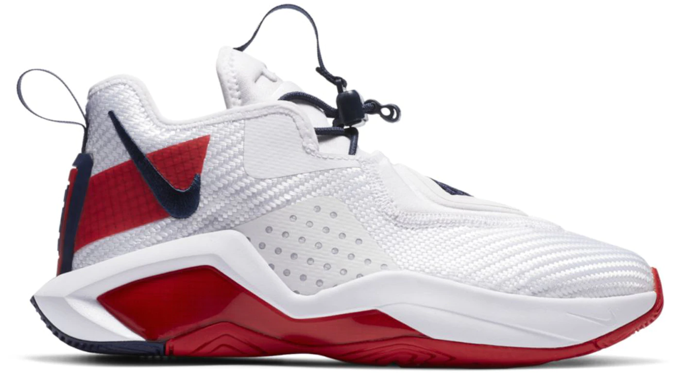 Giày Nike LeBron Solder 14 'White Red' CN8689-100