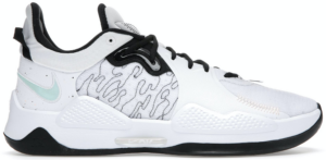 Giày Nike PG 5 'White Black' CW3143-100