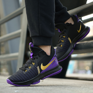 Alternative view of Giày Nike LeBron Witness 5 EP 'Lakers' CQ9381-001