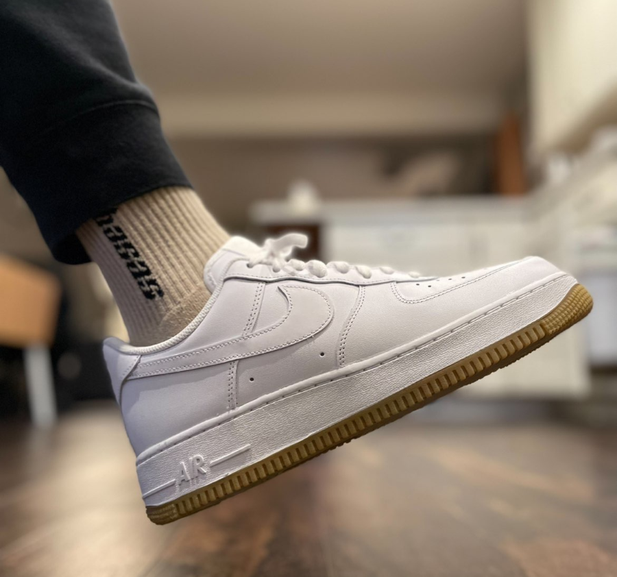Giày Nike Air Force 1 07 White Gum Light Brown DJ2739-100 - Ảnh 9