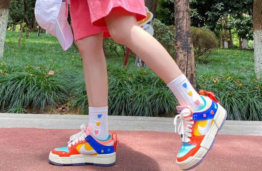 Giày Nike SB Dunk Low 'Disrupt Kid At Heart Orange Blue Red' DJ5063-414 - Ảnh 14