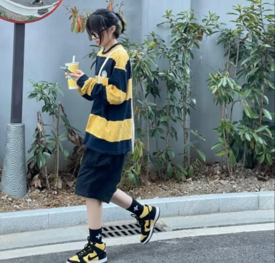 Giày Nike SB Dunk High 'Yellow Black' DB1640-001 - Ảnh 5