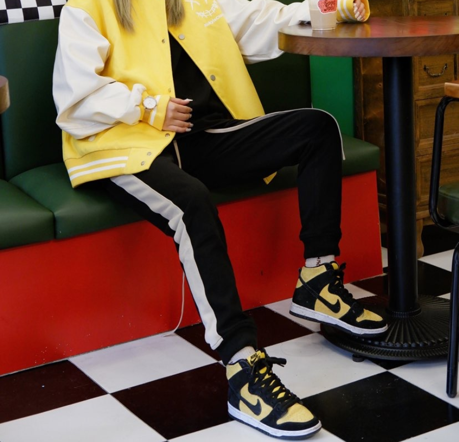 Giày Nike SB Dunk High 'Yellow Black' DB1640-001 - Ảnh 10