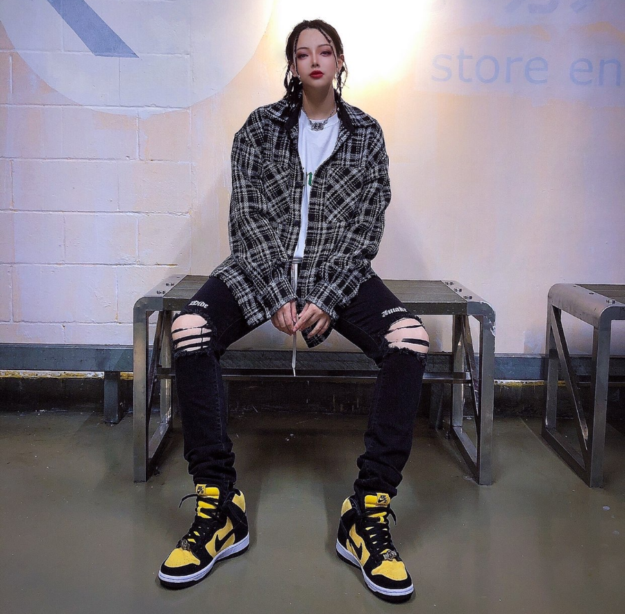 Giày Nike SB Dunk High 'Yellow Black' DB1640-001 - Ảnh 12