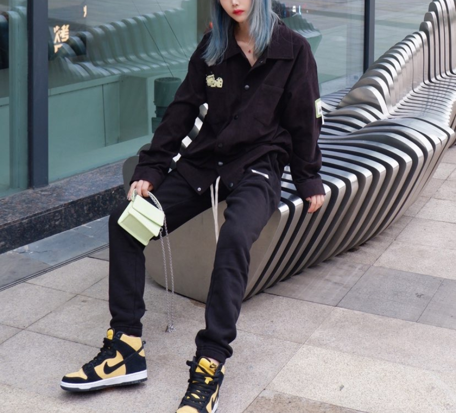 Giày Nike SB Dunk High 'Yellow Black' DB1640-001 - Ảnh 14