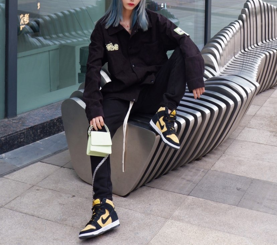 Giày Nike SB Dunk High 'Yellow Black' DB1640-001 - Ảnh 15