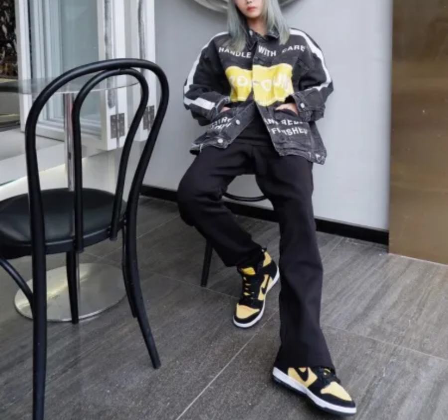 Giày Nike SB Dunk High 'Yellow Black' DB1640-001 - Ảnh 16