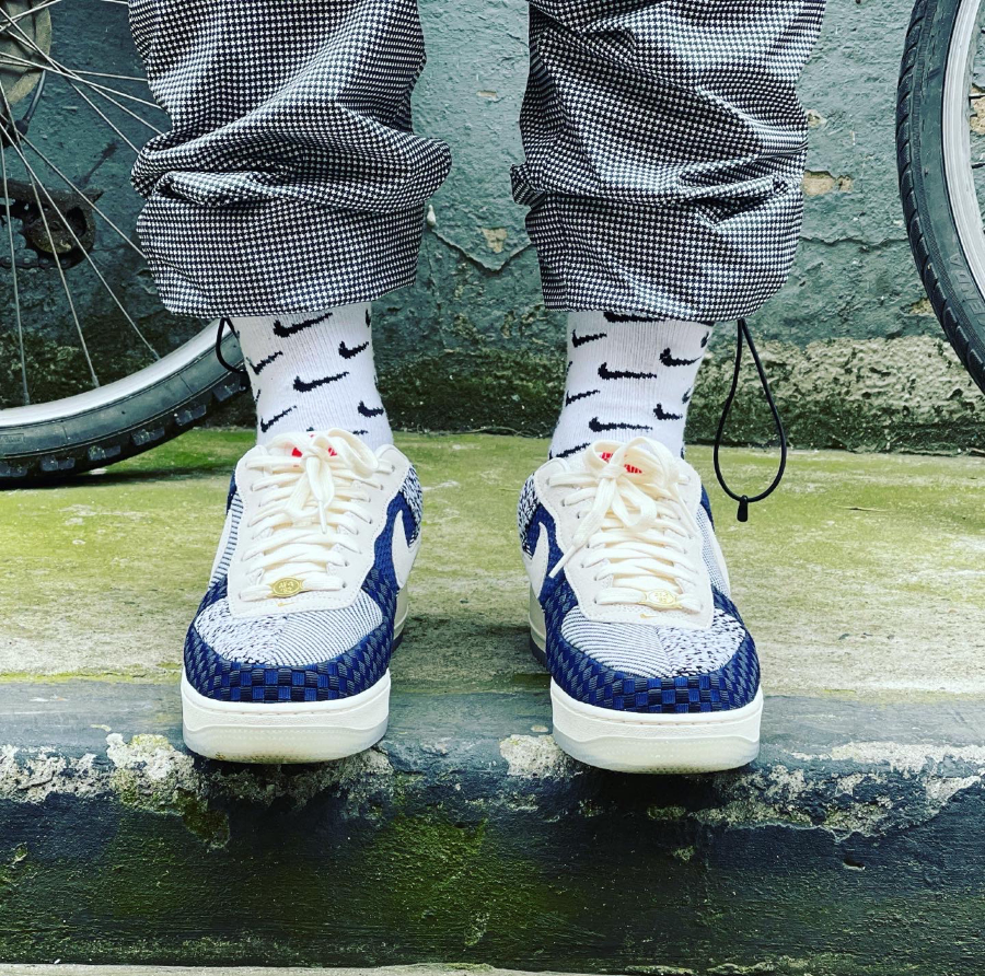 Giày Nike Wmns Air Force 1 Low '07 LV8 'Sashiko' DD5401-492 - Ảnh 3