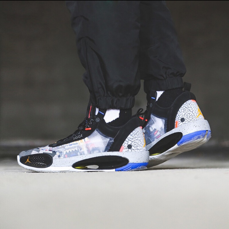 Giày Nike Air Jordan 34 Low 'Heritage' CZ7745-008 - Ảnh 4